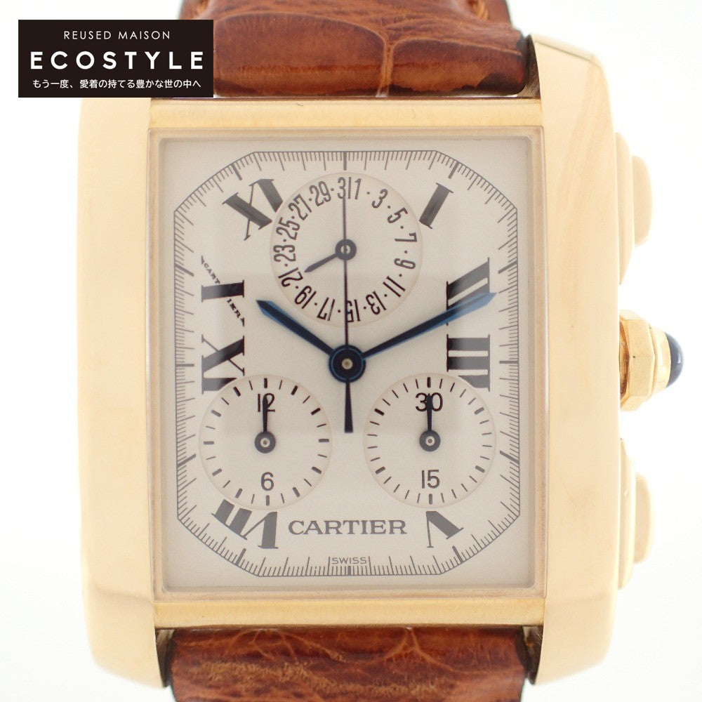 Cartier  Cartier Tank Francaise ChronorefleXl Quartz Watch W5000556, 750YG Gemstones Other in Great Condition