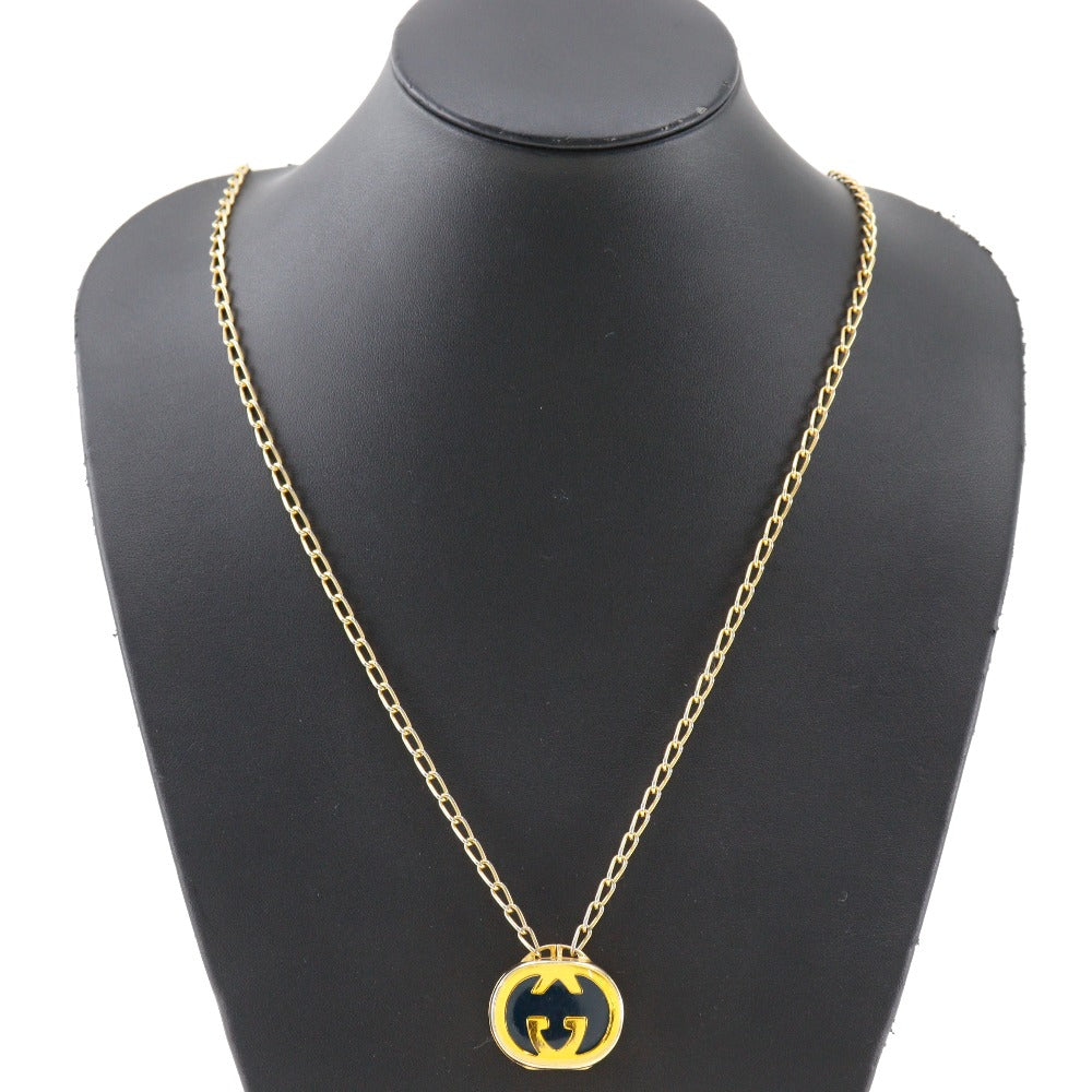 Gucci Gold Plated Locket Necklace