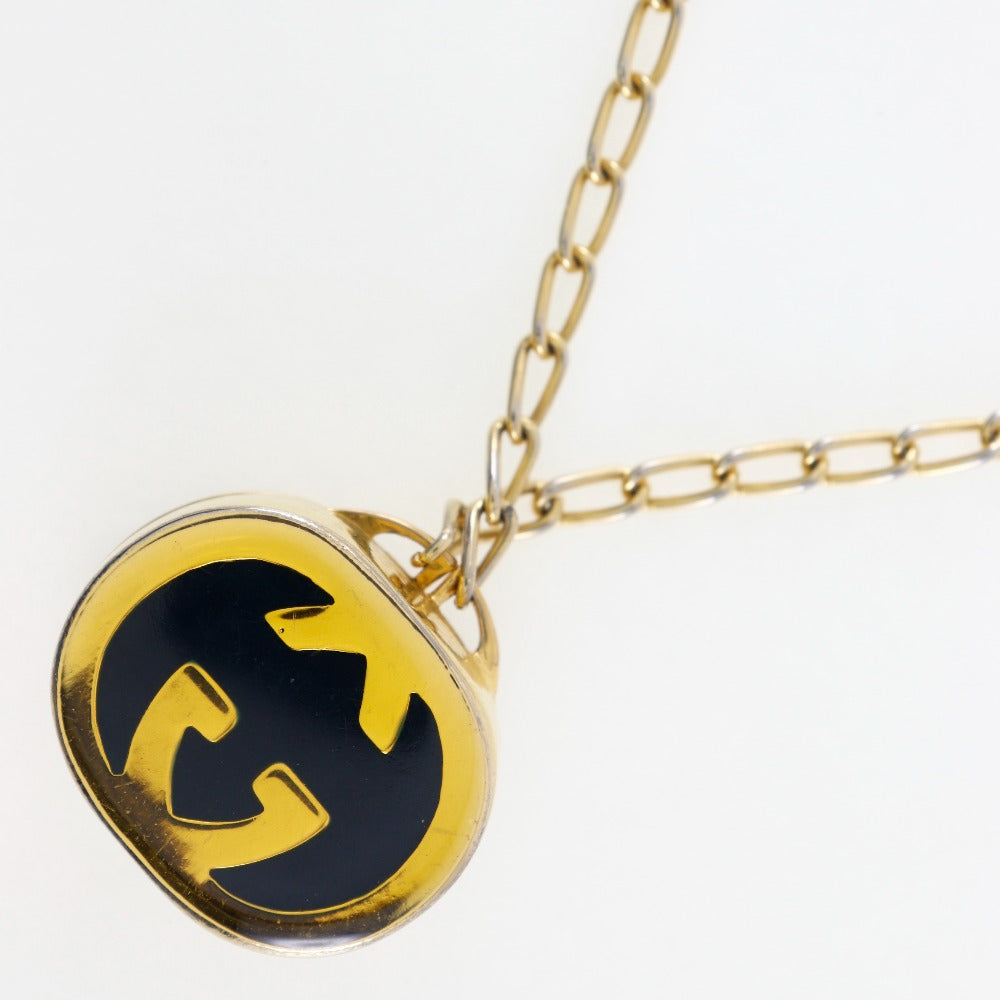 Gucci Gold Plated Locket Necklace