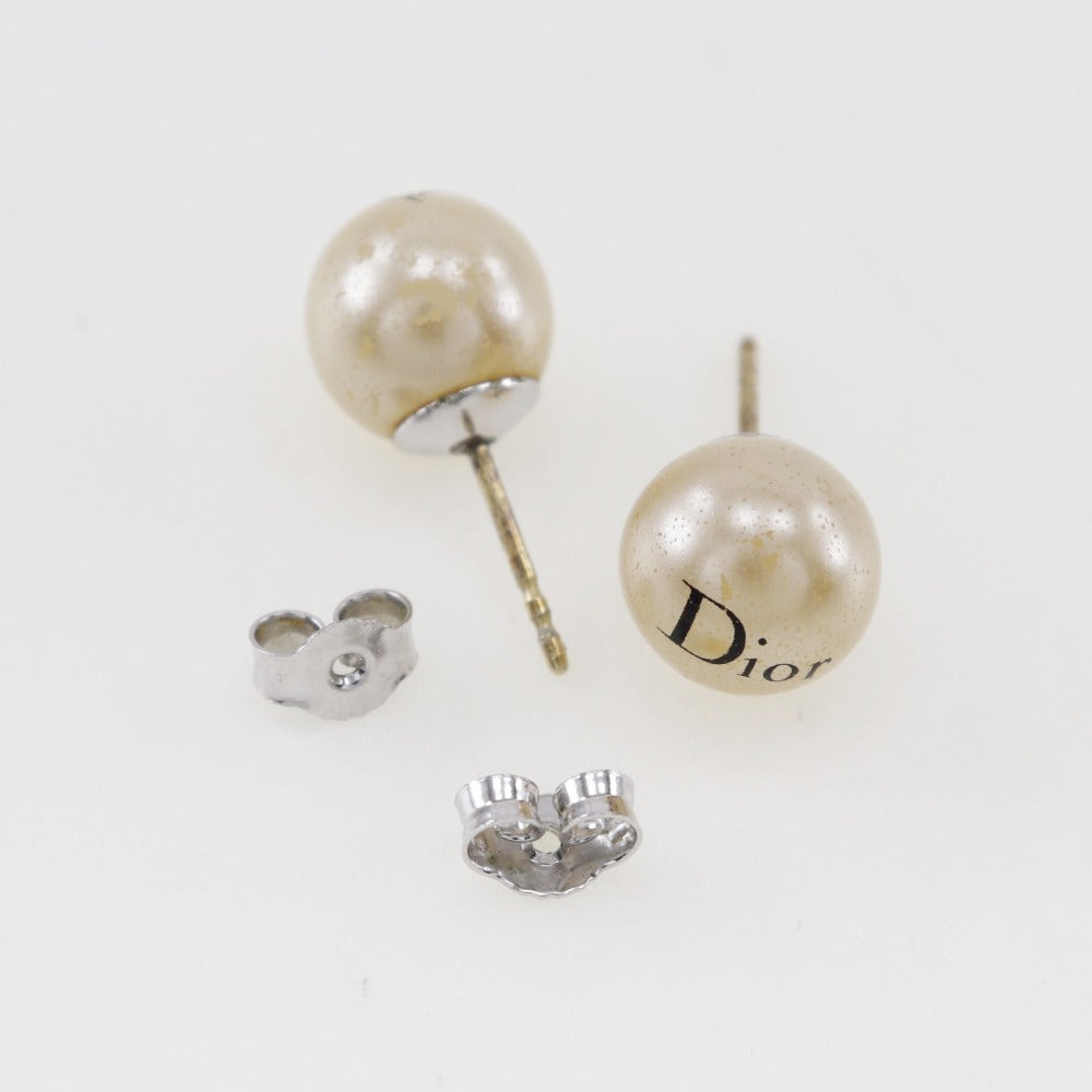 Dior Pearl Metal Earrings