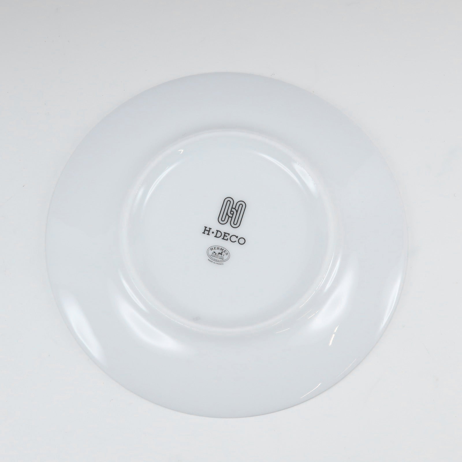 Hermes H Deco Porcelain Plates Set of 2