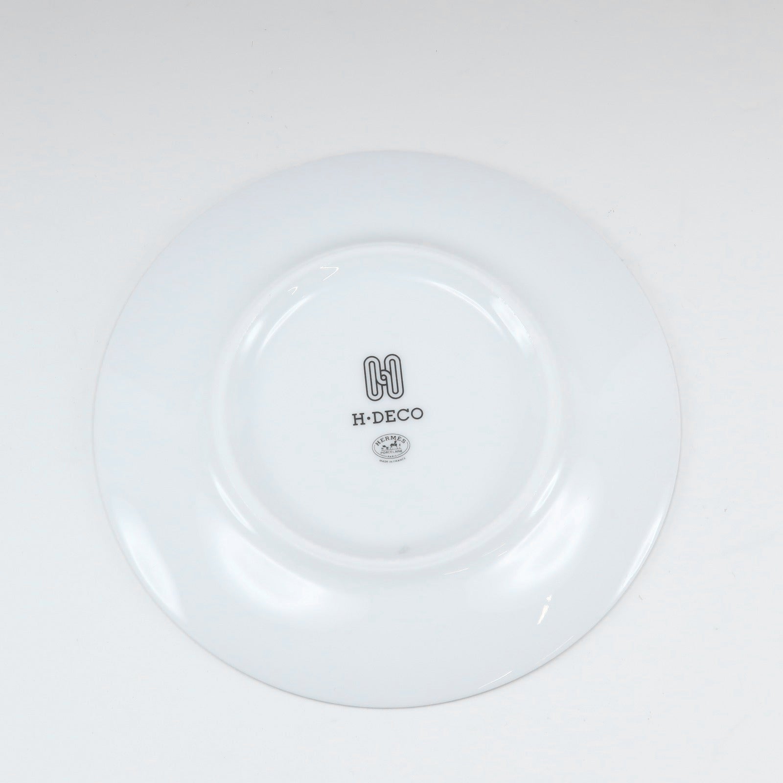 Hermes H Deco Porcelain Plates Set of 2