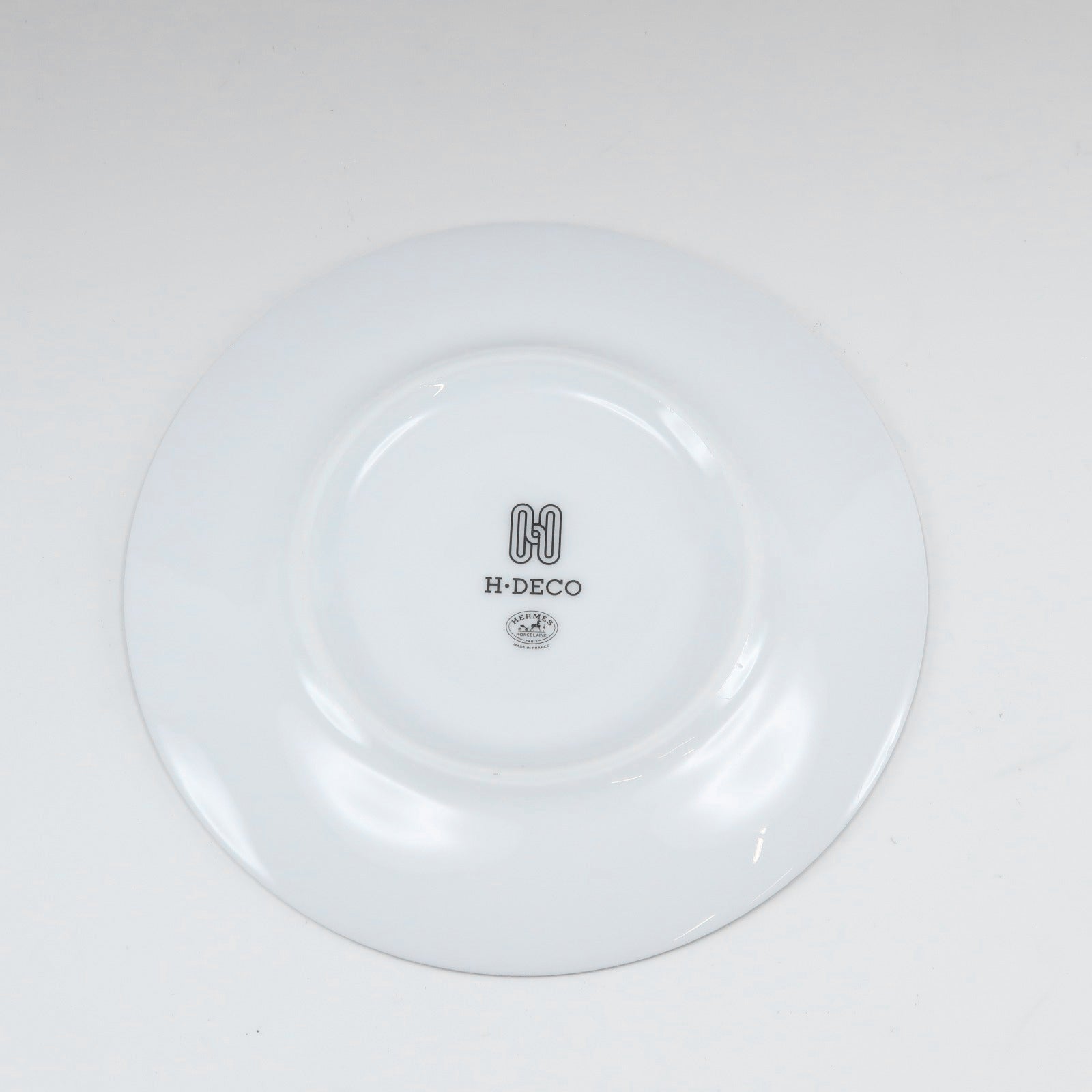 Hermes H Deco Porcelain Plates Set of 2