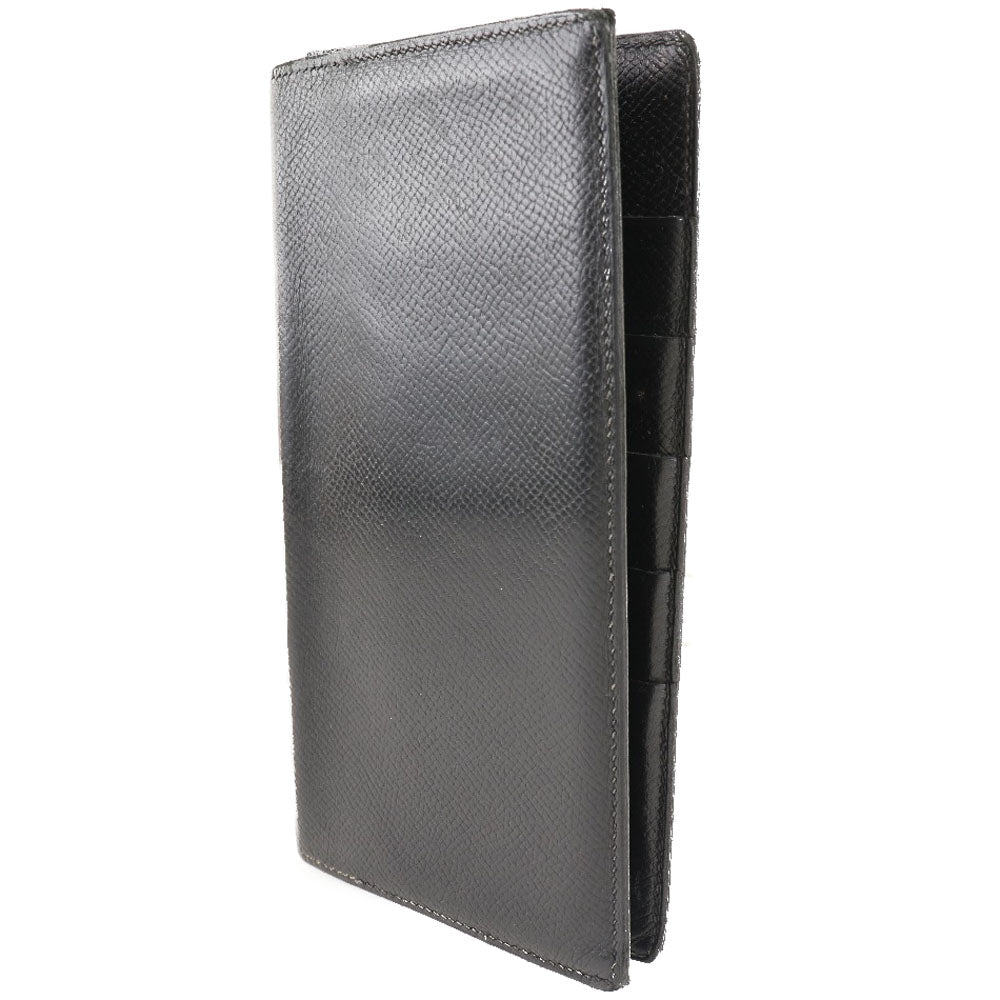 Hermes MC2 Fleming Bill Compartment Leather Long Wallet in Fair condition