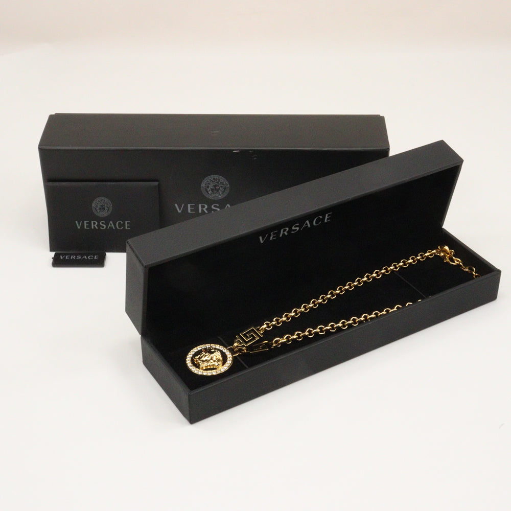 Versace Gold Plated Necklace Unisex