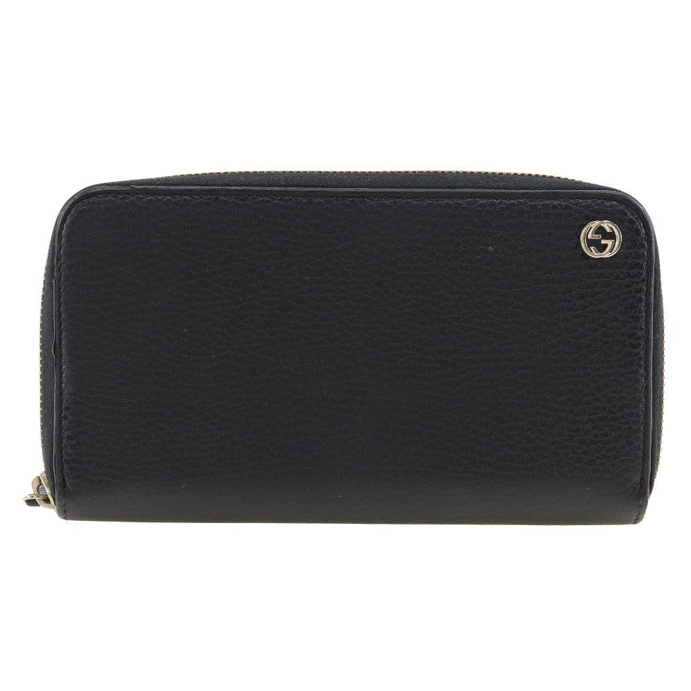 Gucci Leather Interlocking Long Wallet 509644