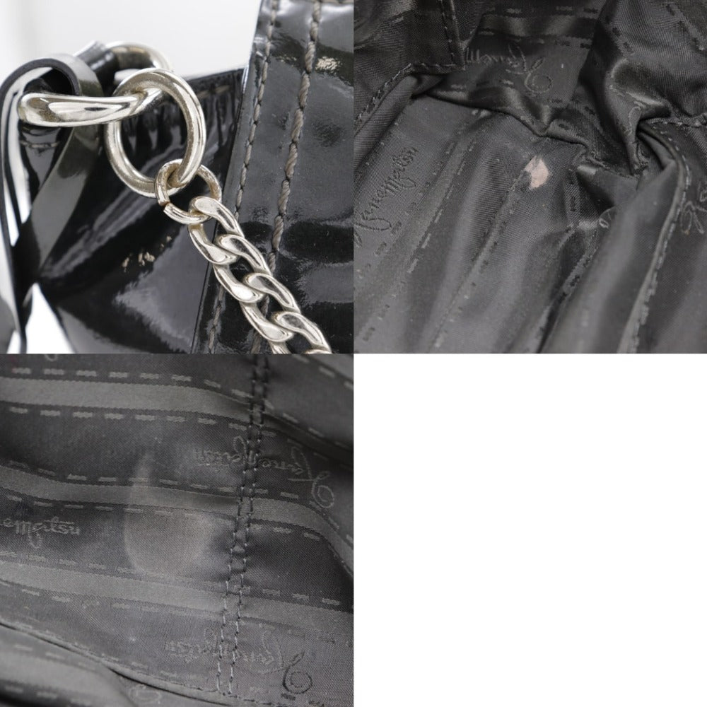 Kanematsu Patent Leather Handbag