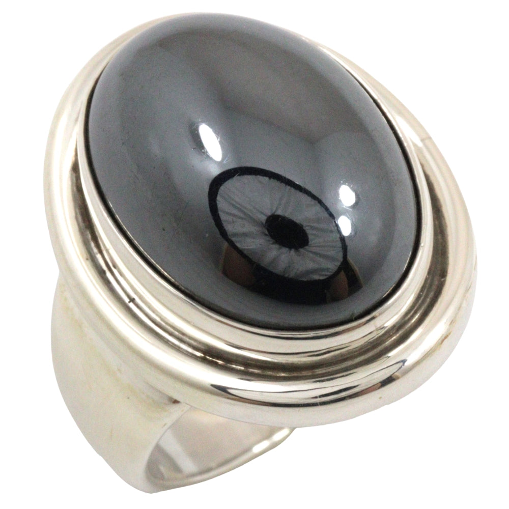 Georg Jensen Silver 925 Hematite Ring