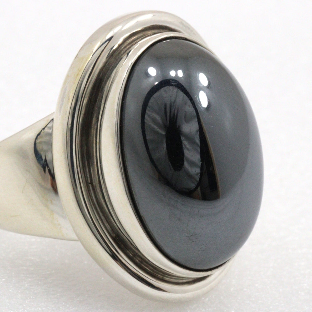 Georg Jensen Silver 925 Hematite Ring