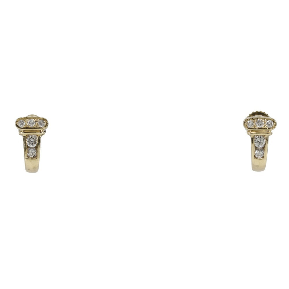 K18 Gold Diamond Earrings