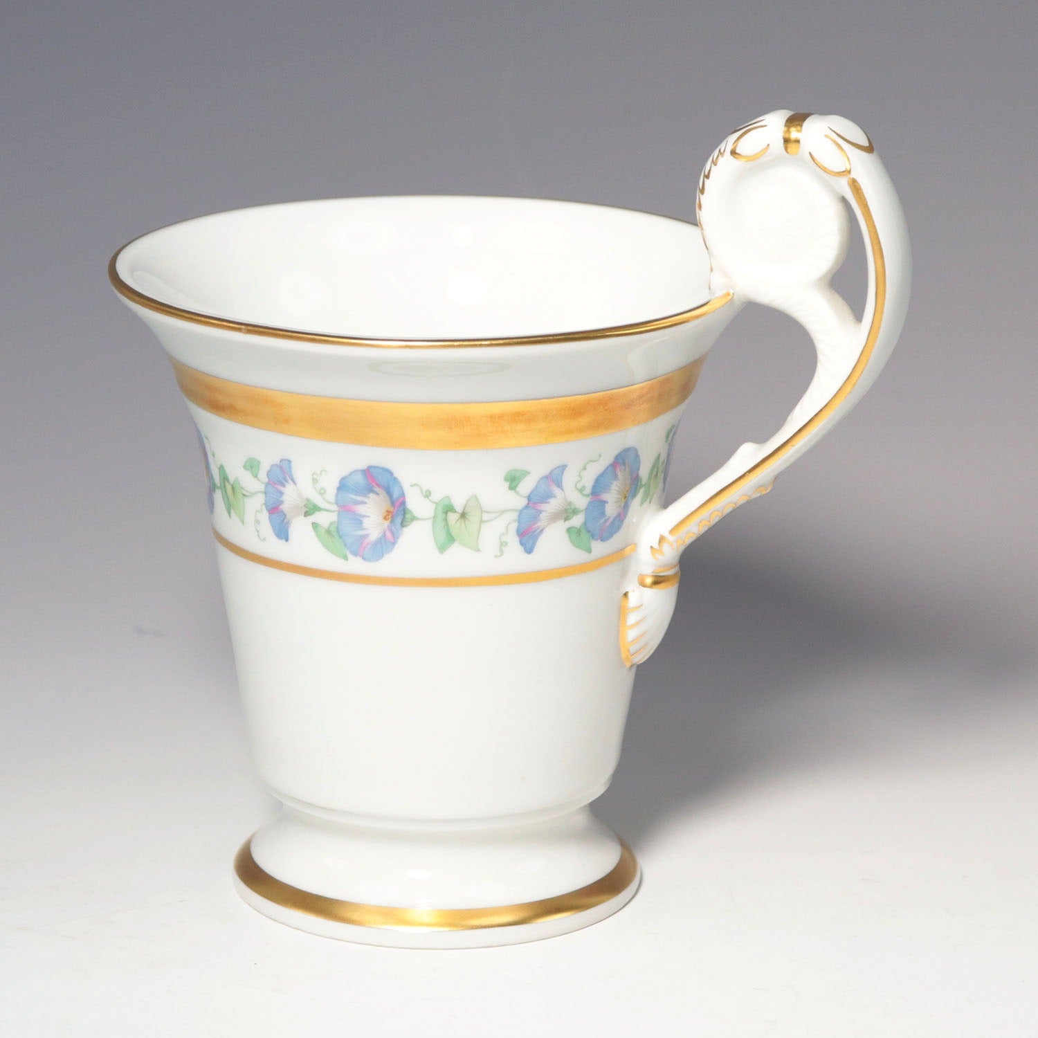 KPM Berlin High Handle Cup & Saucer Porcelain