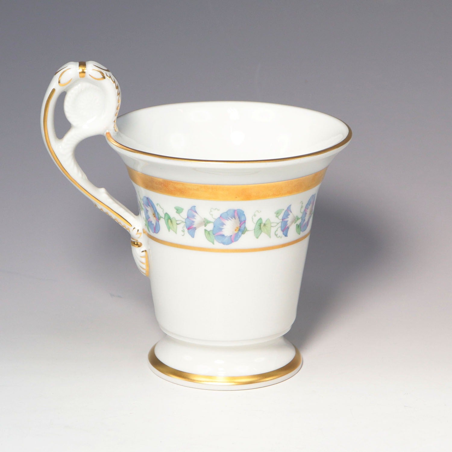 KPM Berlin High Handle Cup & Saucer Porcelain