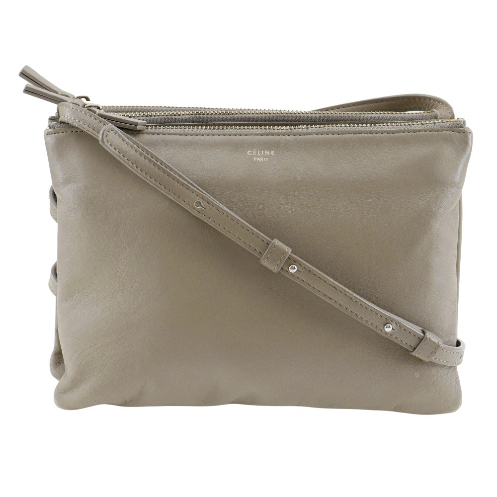 Celine Trio Large Calf Shoulder Bag