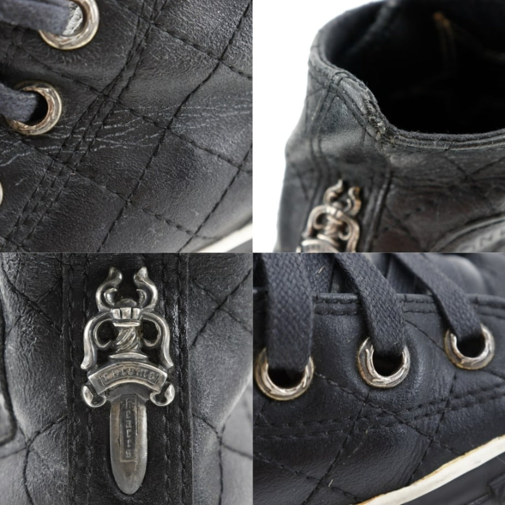 Chrome Hearts Leather High-Top Sneakers