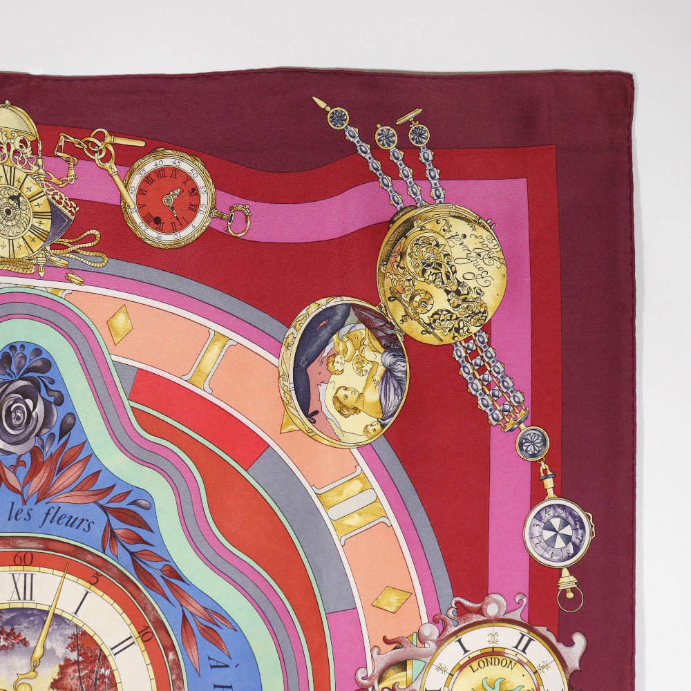 Hermes Silk Scarf Carre 90 Red