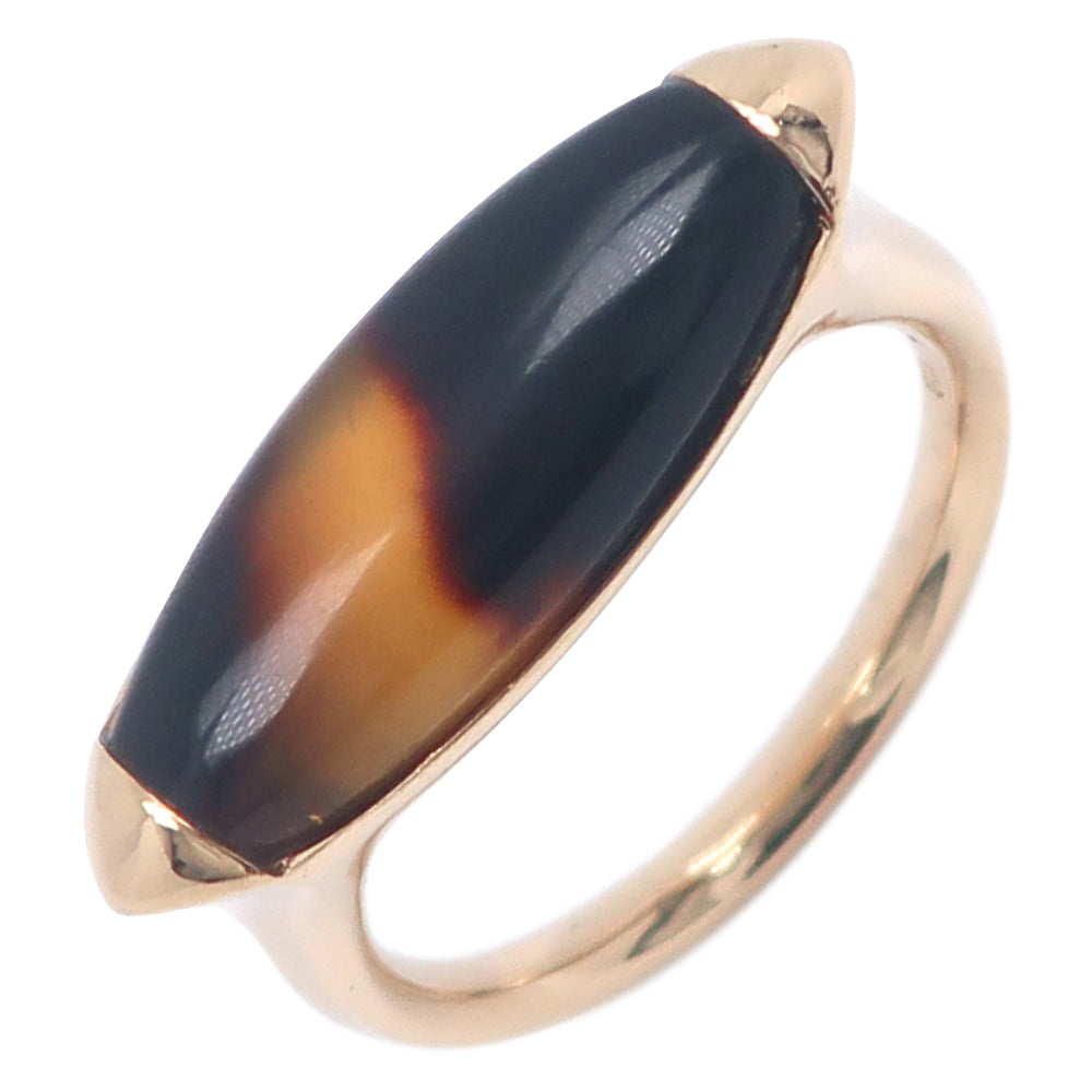 K18 Yellow Gold Tiger's Eye Ring 11.5