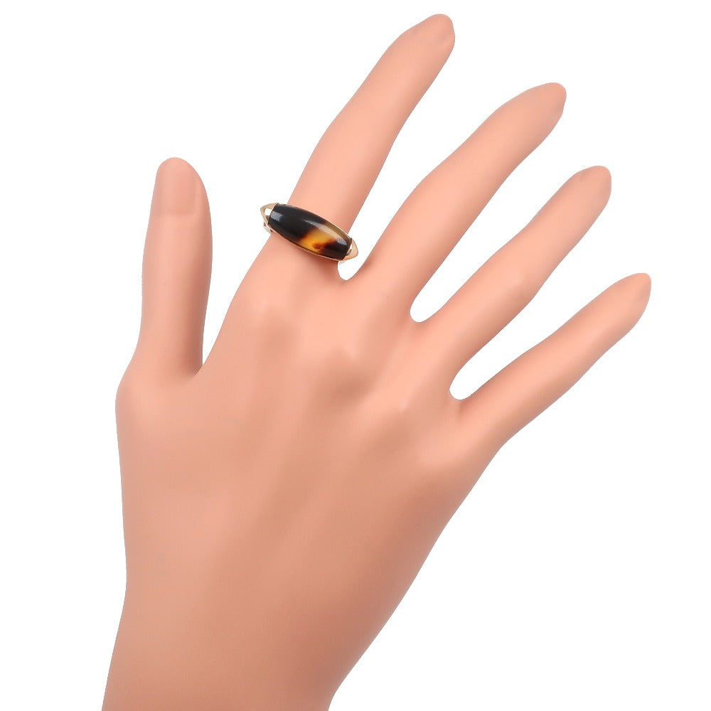 K18 Yellow Gold Tiger's Eye Ring 11.5