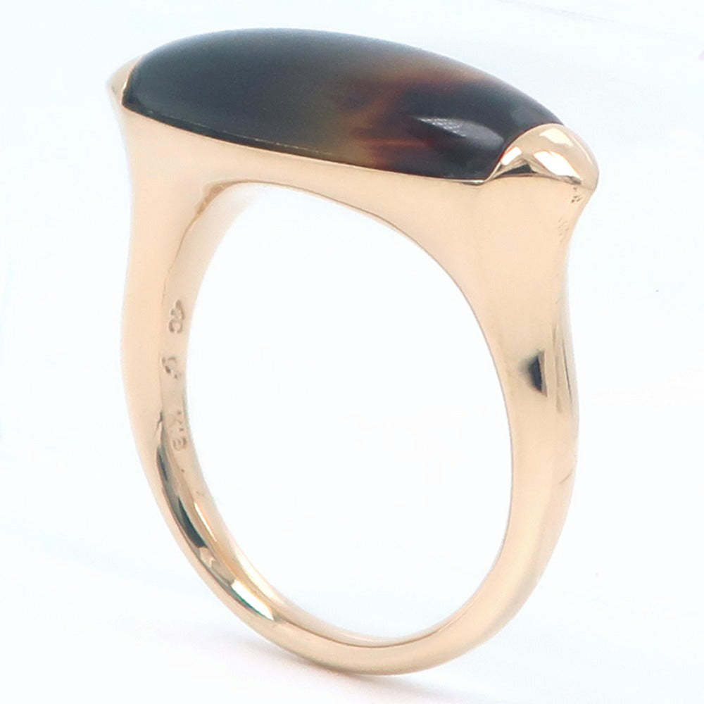 K18 Yellow Gold Tiger's Eye Ring 11.5