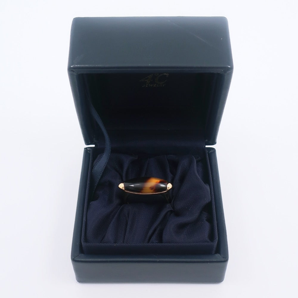 K18 Yellow Gold Tiger's Eye Ring 11.5