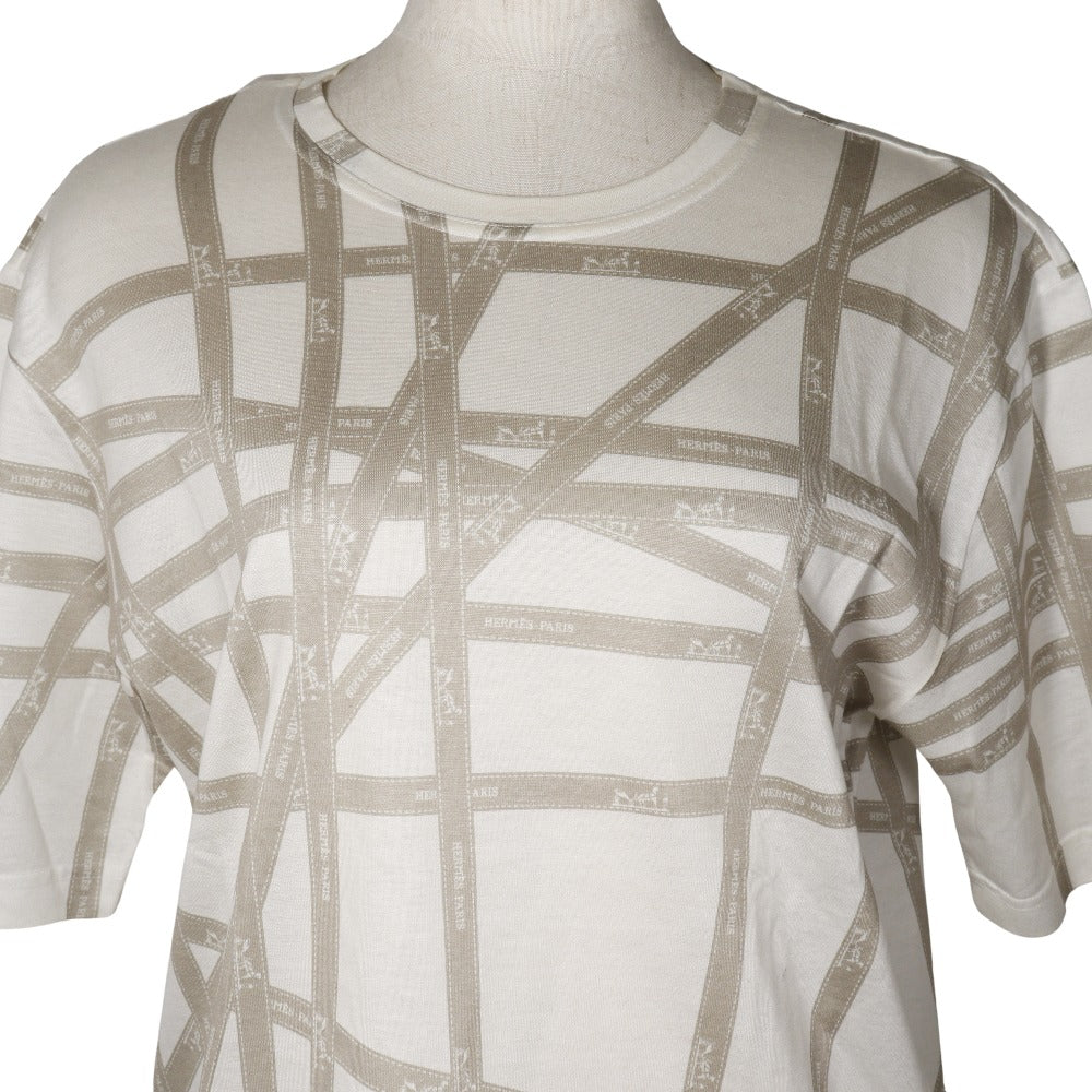 Hermes Cotton T-Shirt with Ribbon