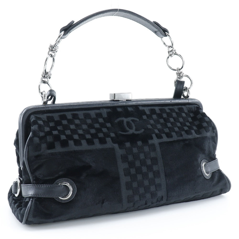 Chanel Velour Chain Shoulder Bag A33096