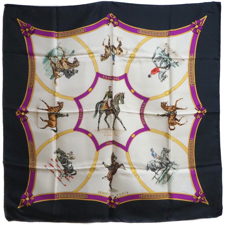 Hermes Silk Scarf Le General L'Hotte