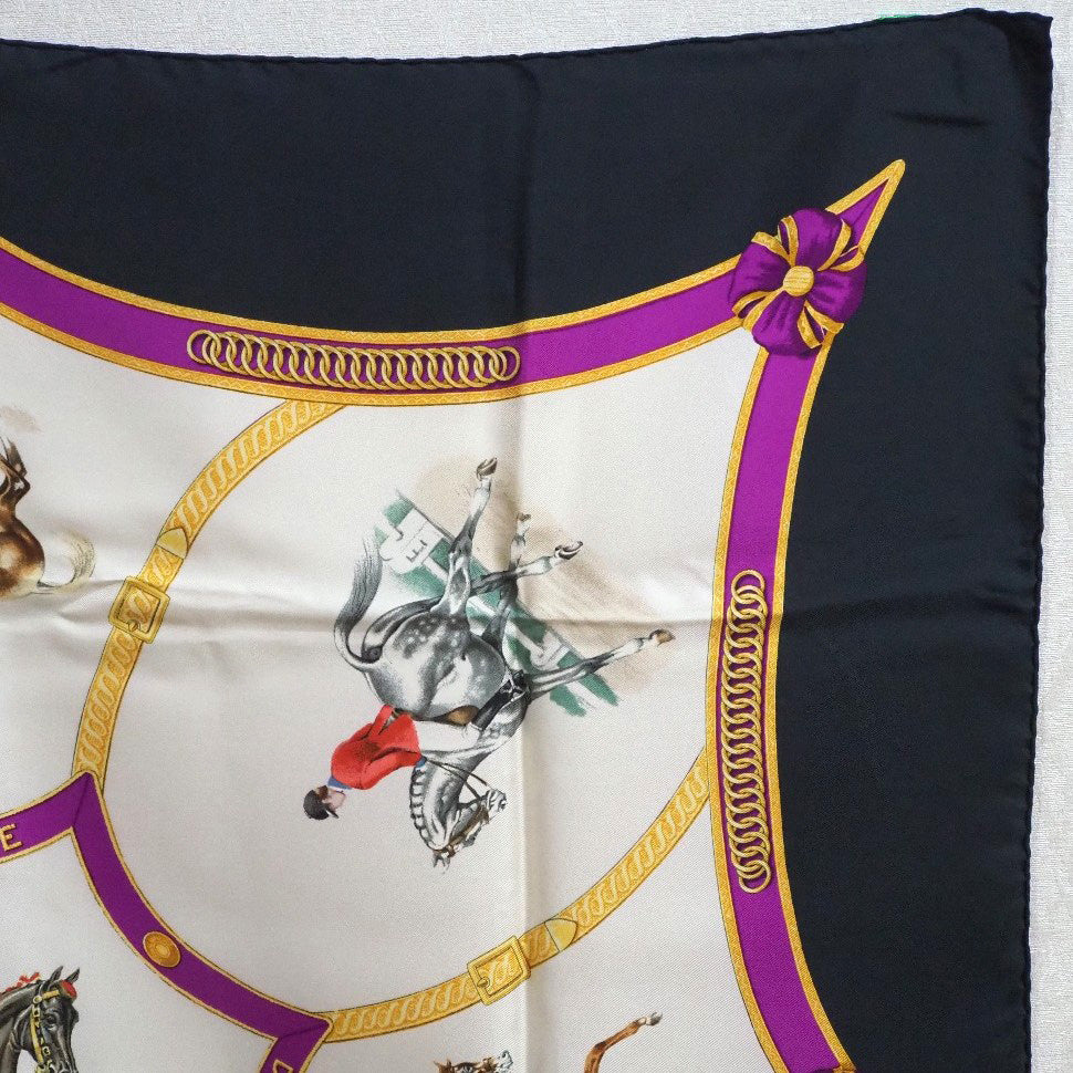 Hermes Silk Scarf Le General L'Hotte