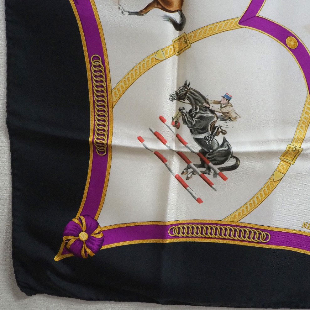 Hermes Silk Scarf Le General L'Hotte