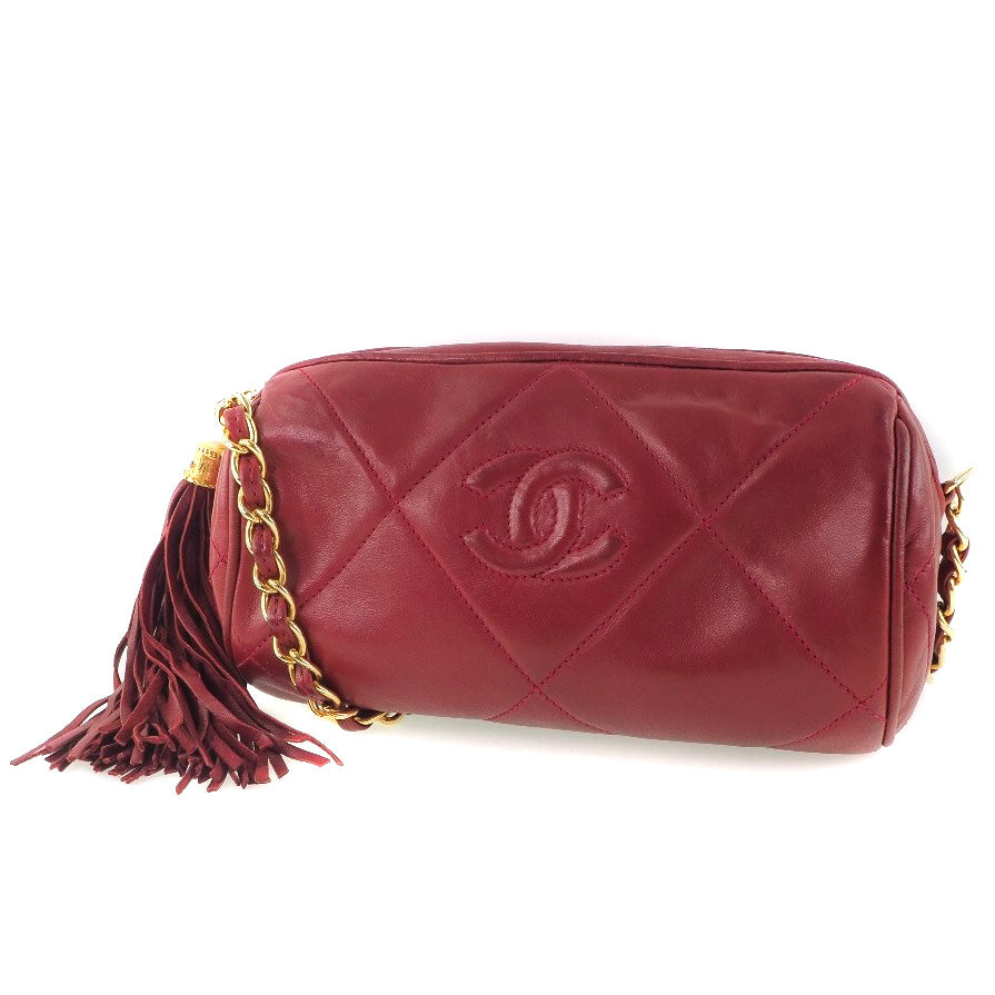 Chanel Lambskin Chain Shoulder Bag