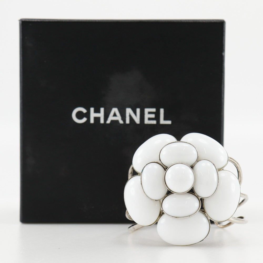 Chanel Camellia Bangle Silver 98C