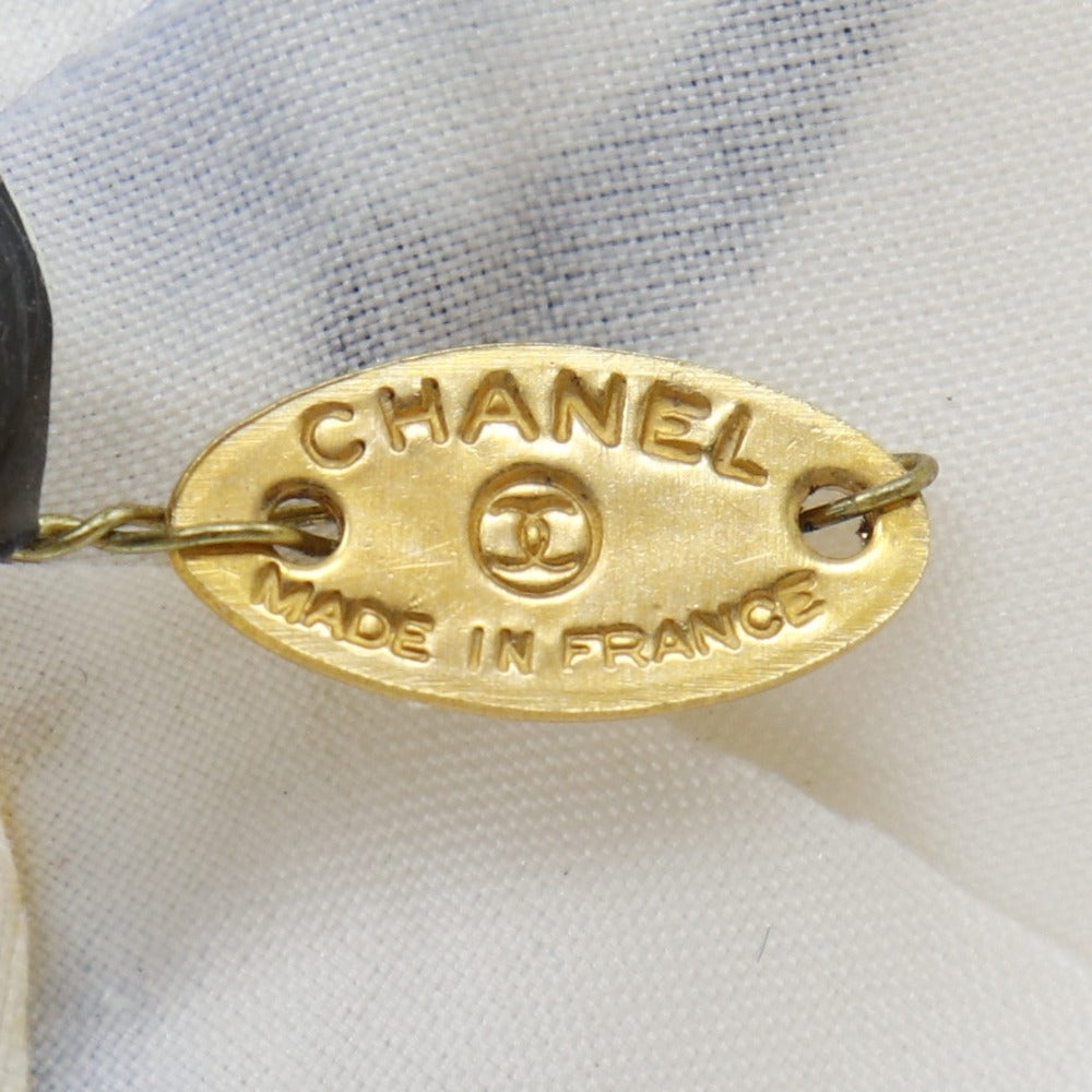 Chanel Canvas Camellia Brooch Cotton Brooch in Very Good Condition