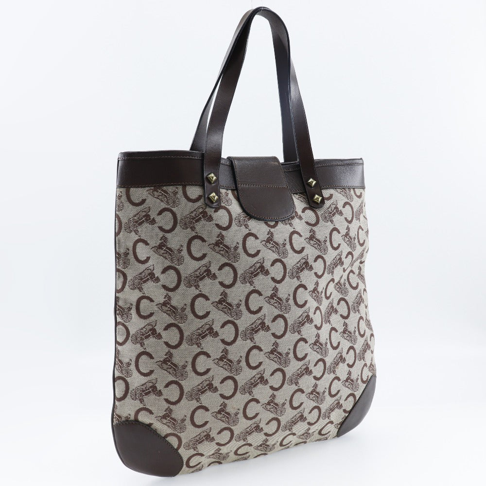 Celine Canvas Macadam Tote Bag