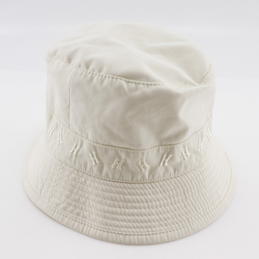 Hermes Bucket Hat Polyester/Nylon Off-White