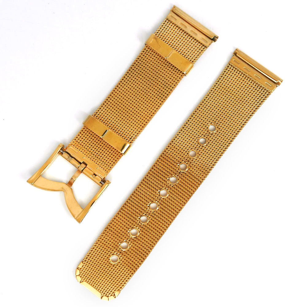 Gaga Milano Manuale 46 Gold Plated Leather Watch