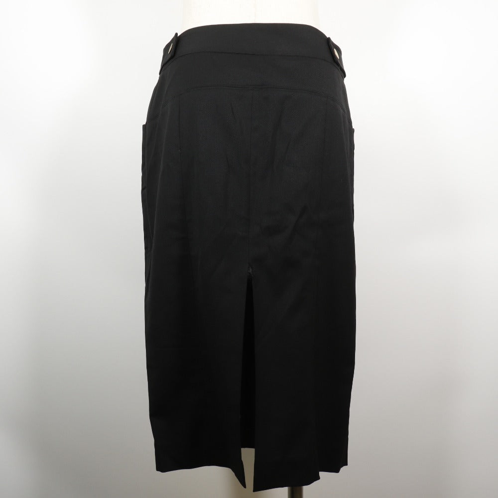 Gucci Wool Polyurethane Skirt Black