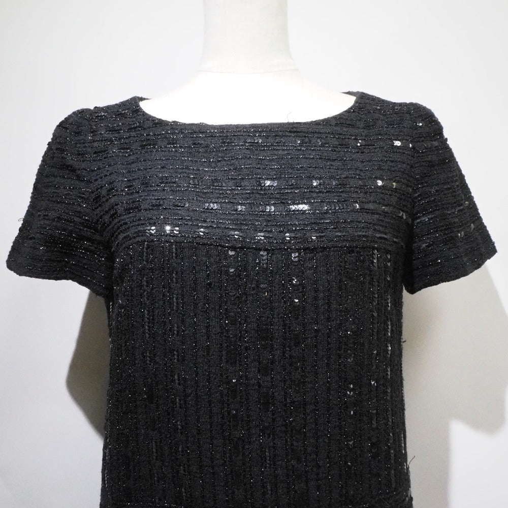 Chanel Tweed Acrylic Sequin Dress