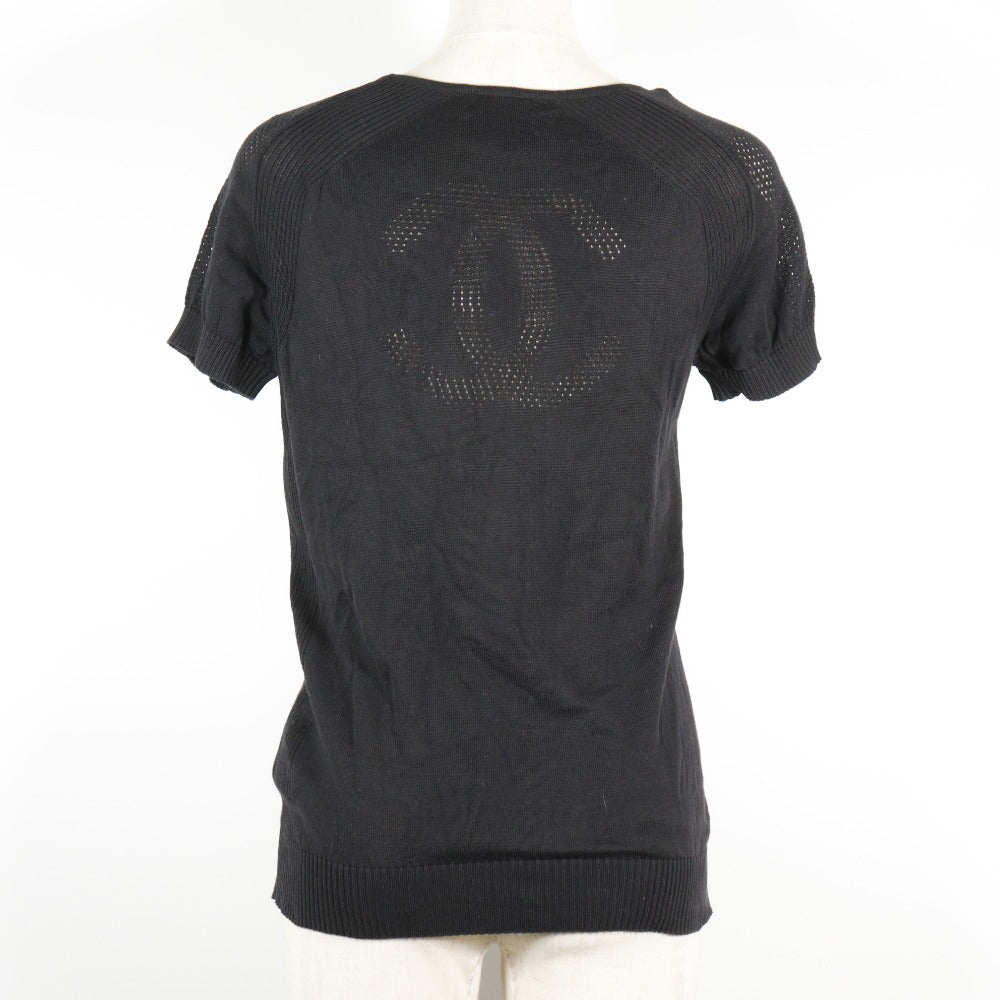 Chanel Cotton Sports Short Sleeve Shirt