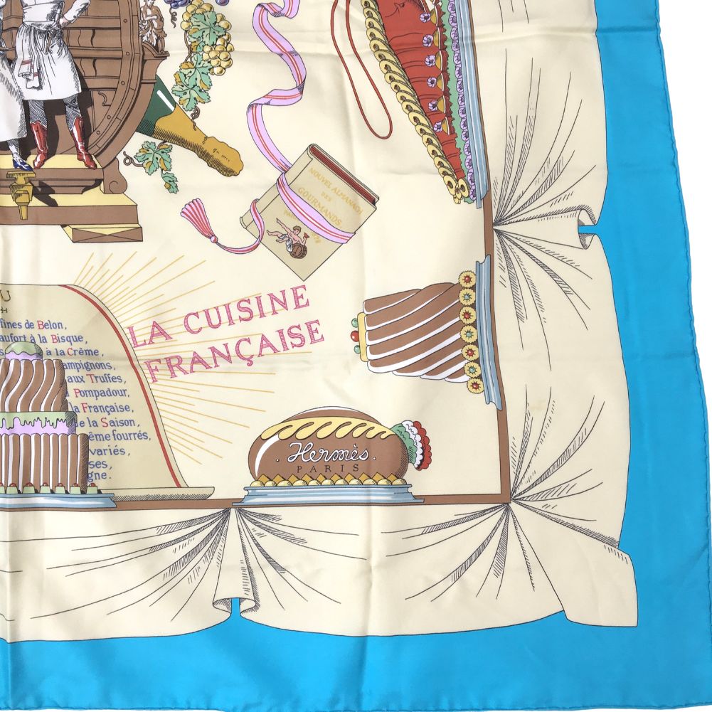 Hermes Silk Scarf A LA GLOIRE DE LA CUISINE FRANCAISE