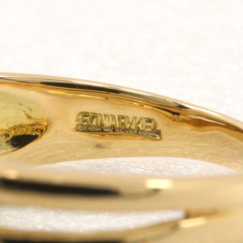 Sonia Rykiel Logo Ring K18 Gold Diamond