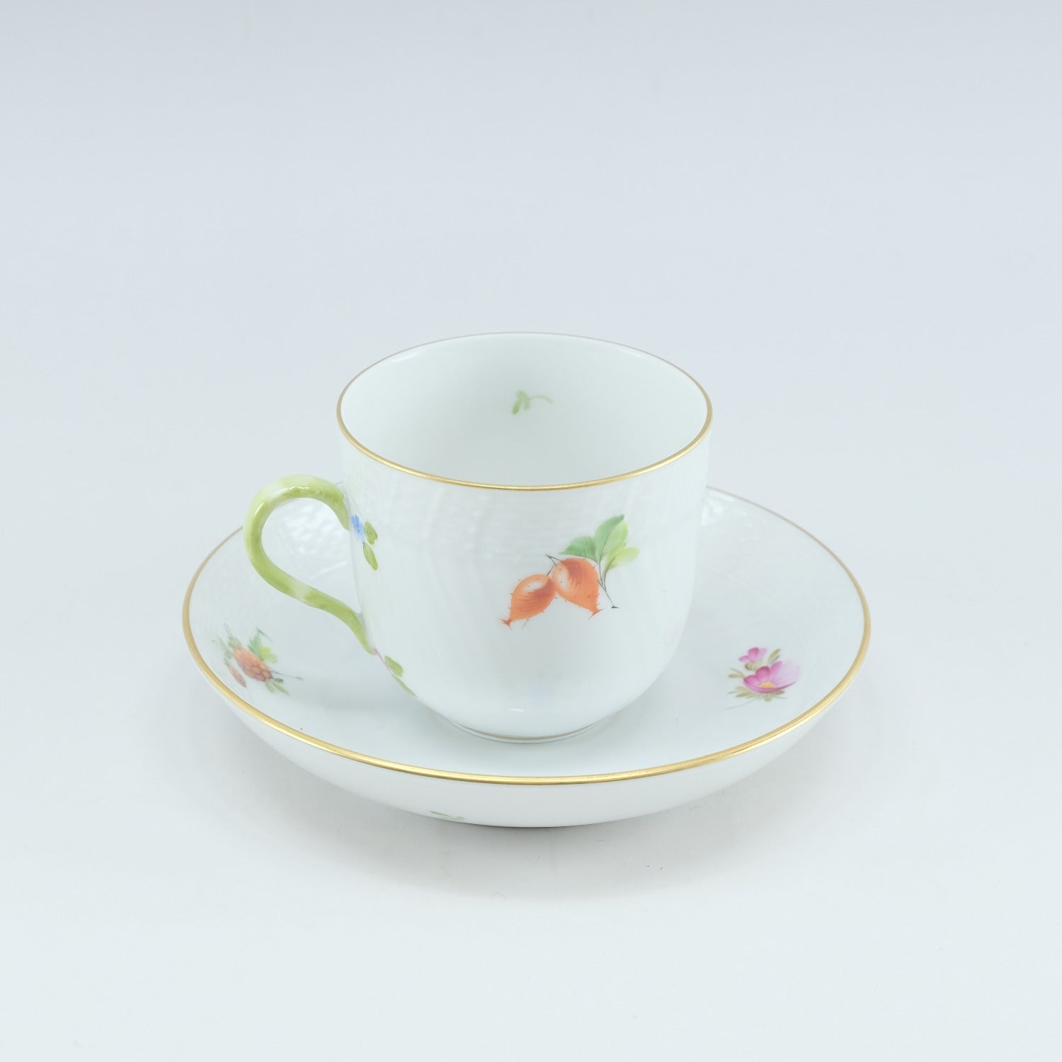 Herend Fruit Composition Cup & Saucer