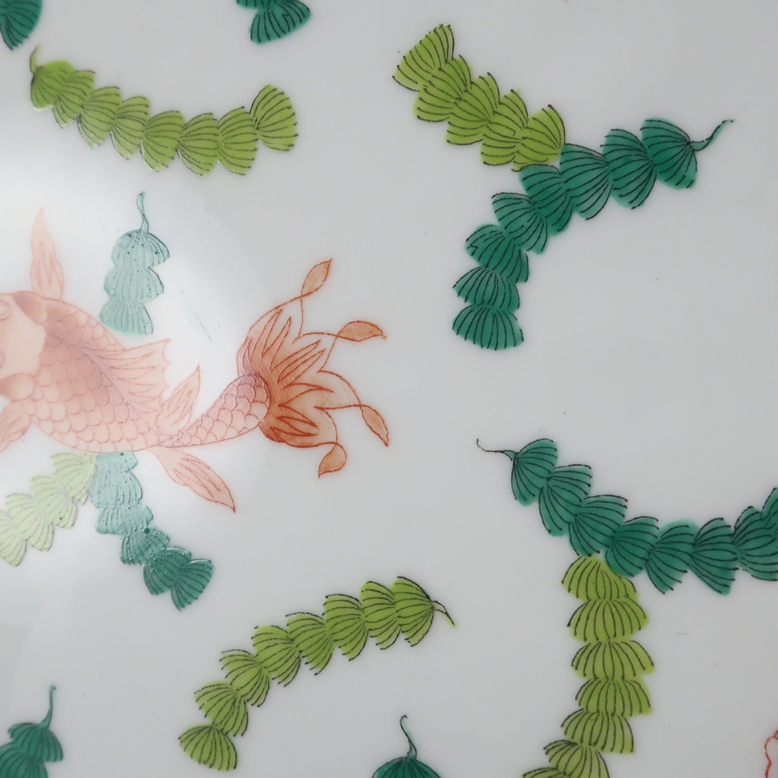 Herend Chinoiserie Poisson Plate Porcelain