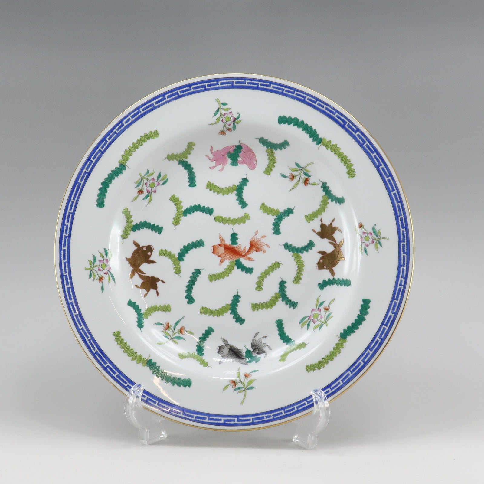 Herend Chinoiserie Poisson Plate Porcelain