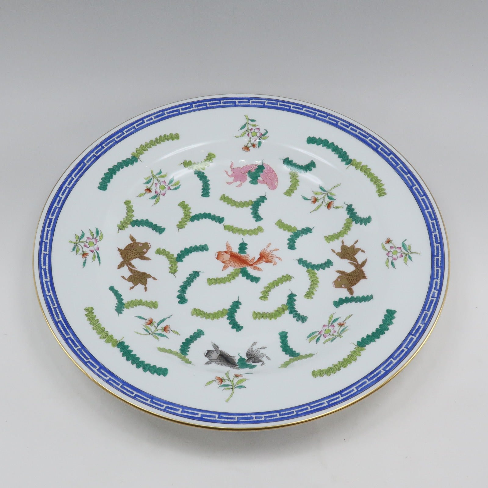 Herend Chinoiserie Poisson Plate Porcelain