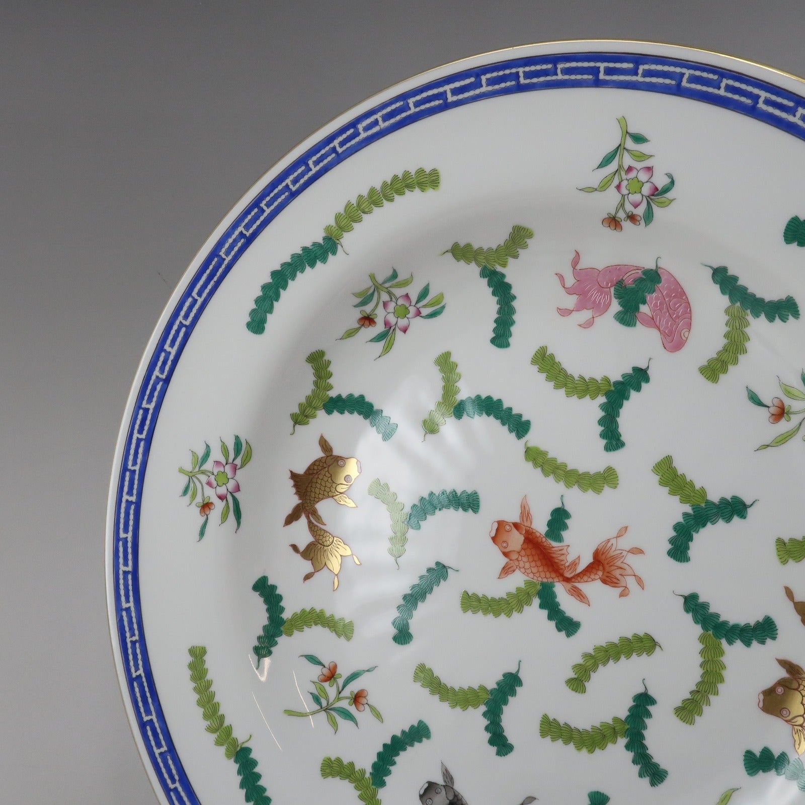 Herend Chinoiserie Poisson Plate Porcelain