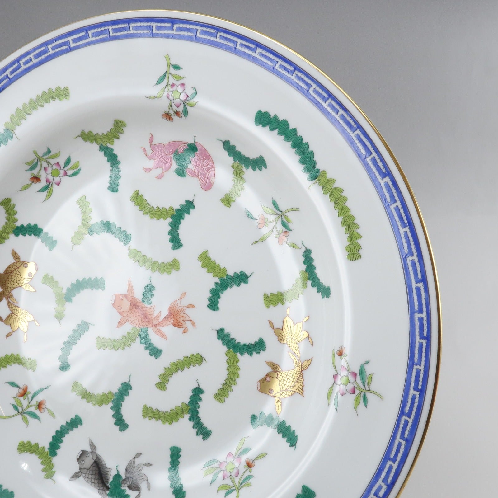 Herend Chinoiserie Poisson Plate Porcelain