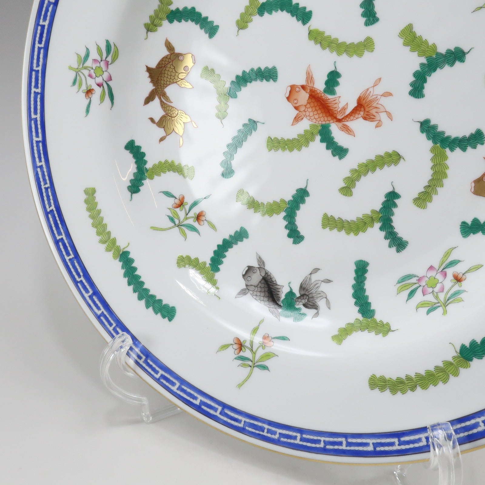 Herend Chinoiserie Poisson Plate Porcelain