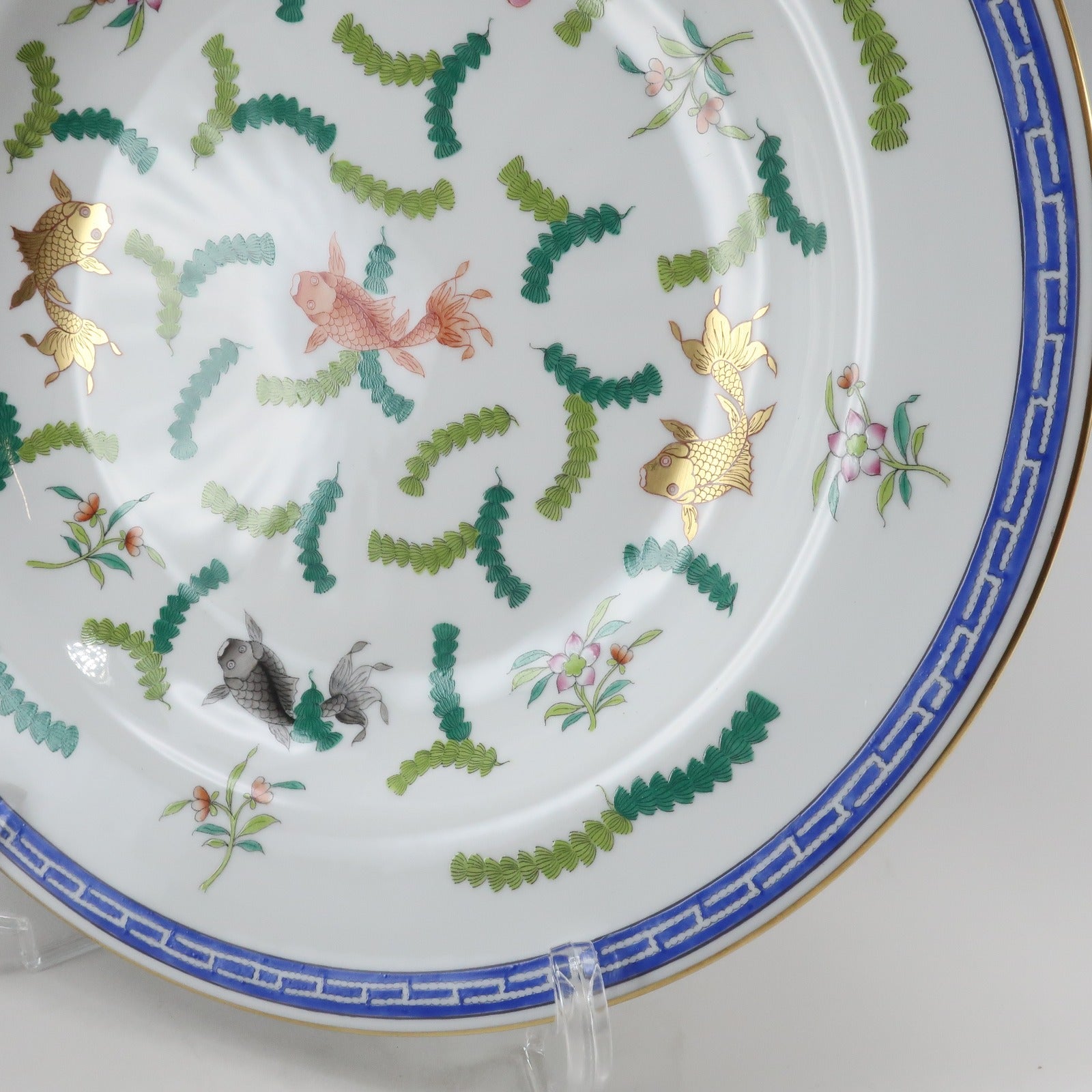 Herend Chinoiserie Poisson Plate Porcelain