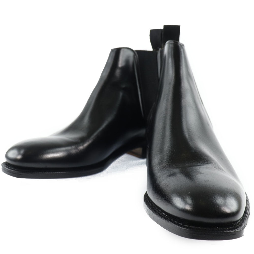 Beams Booties Calf Leather Unisex Black