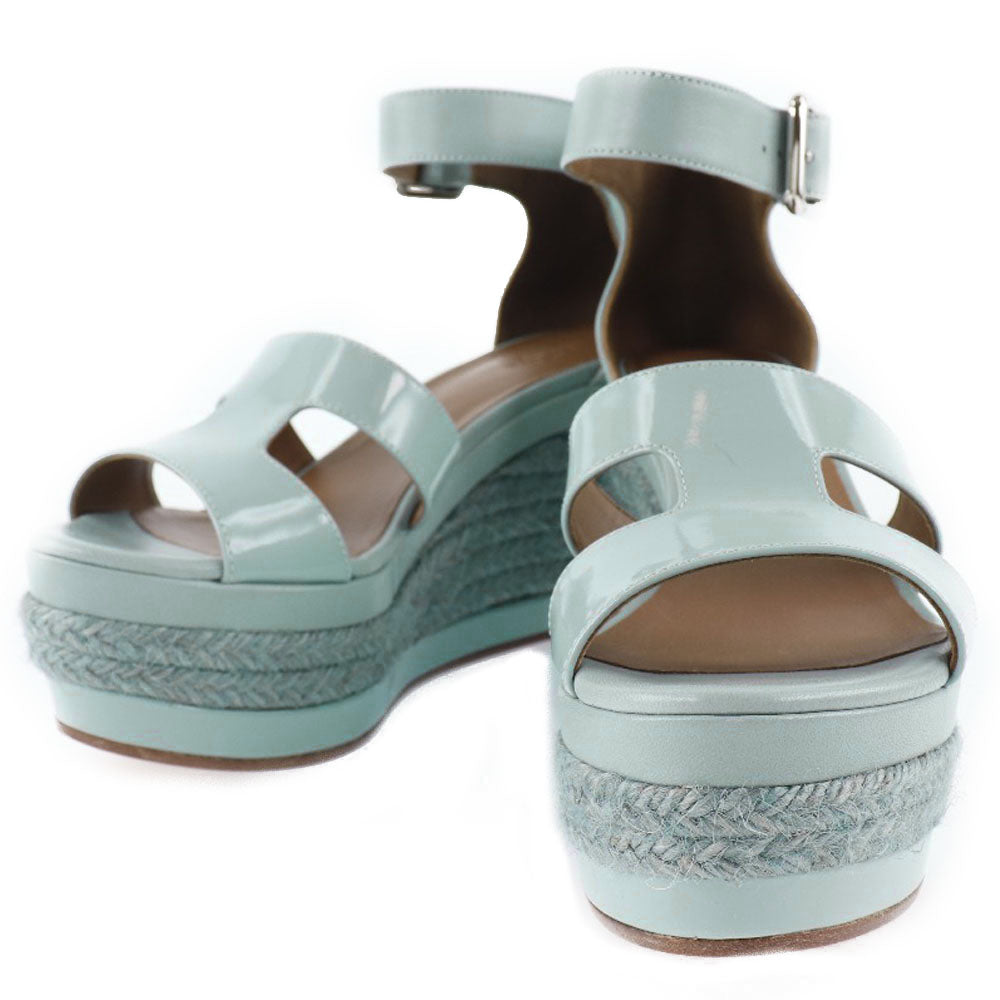 Hermes Espadrille Sandals Leather Enamel