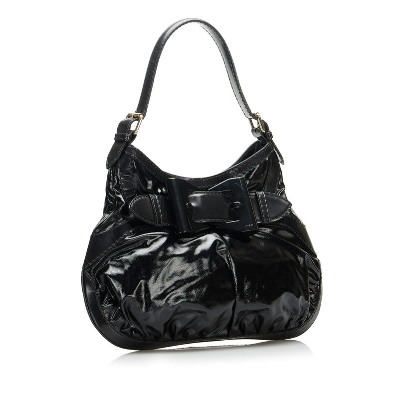 Gucci Dialux Queen Hobo Bag Canvas Shoulder Bag 189885 in Good condition